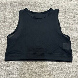 NIKE - WOMEN'S MEDIUM - DRI FIT SLEEVELESS MESH CROP TOP